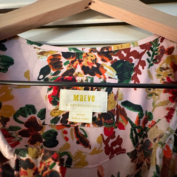 Anthropologie Multicolor Floral Midi Dress - Picture 2 of 4